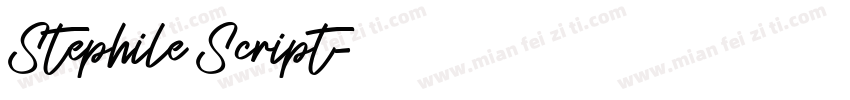 Stephile Script字体转换